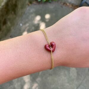 NWOT heart bracelet